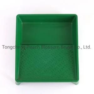 Green Paint Roller Brush Tray for Decoration