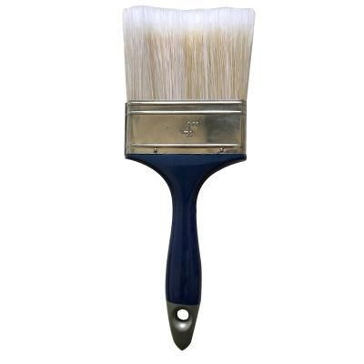 Synthetic Filament Paint Brush Plastic Handle Flat Brush Wall Paint Brush