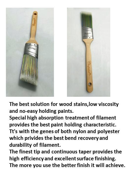 Reasonable Price Natural Lacquered Wooden Handle Paint Brush