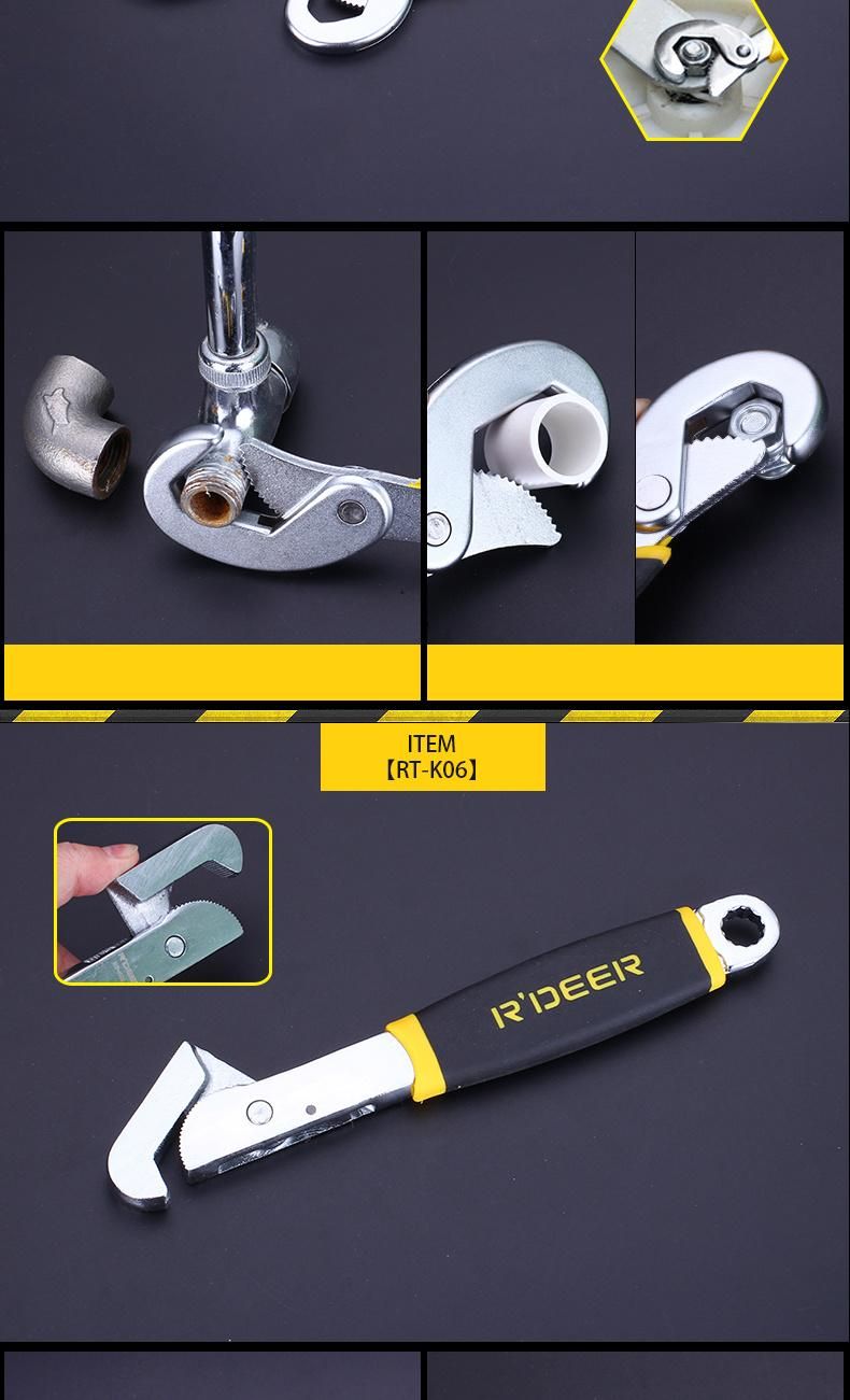 2-Color Handle Adjustable Wrenches