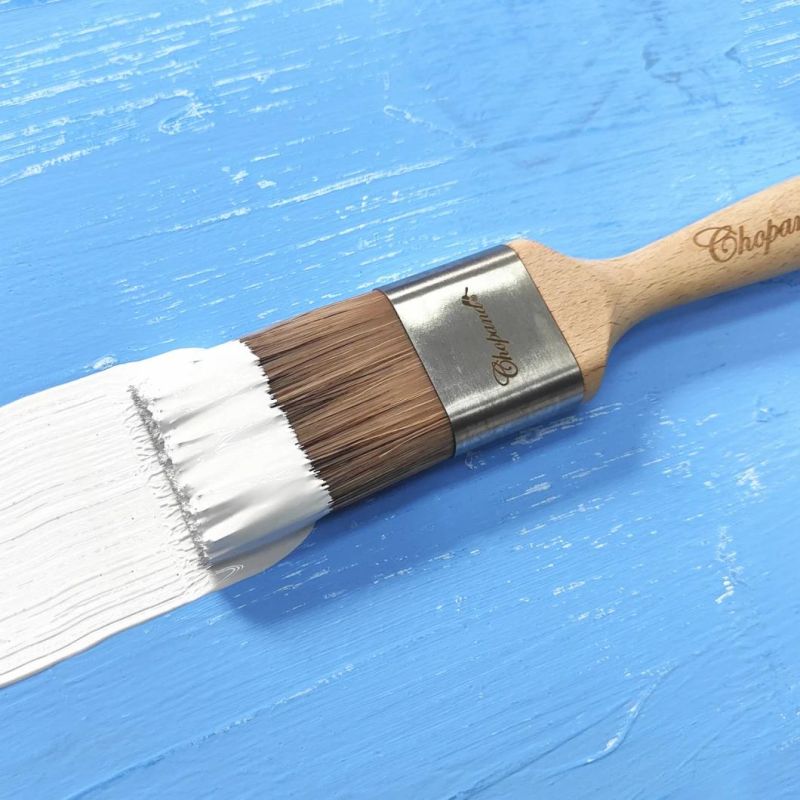 Chinese Style Wood Handle Trim and Walls Polyester Paint Brush