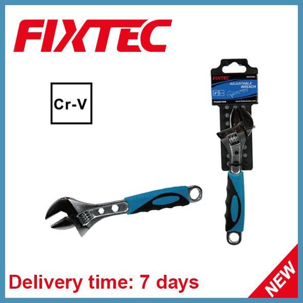 Fixtec Hand Tool 8′′ CRV Material Adjustable Wrench
