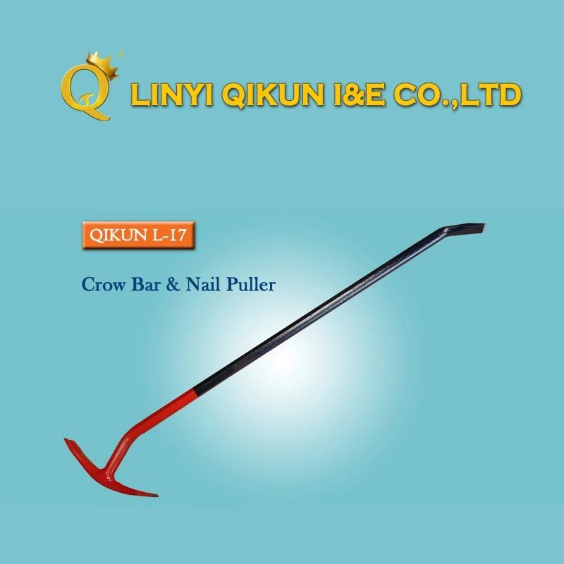 L-16 Drop Forged Nail Puller Cold Chisel Crow Wrecking Bar