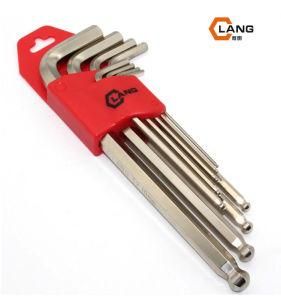 Metric &amp; British Size Ball End CRV Nickel Plated Hex Key