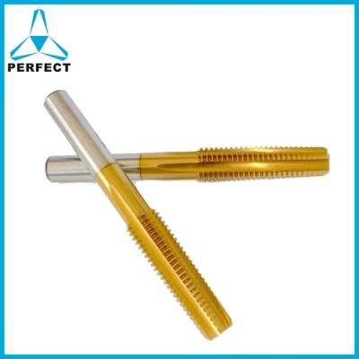 Tin-Coated Super Quality Instead of Tosg Type High Speed Steel Cobalt Nut Tap for Carbon Steel Hex Nut Thread