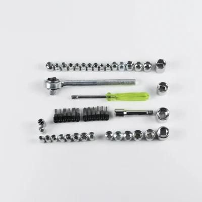 Goldmoon Hardware Tool Carbon Steel Adjustable Ratchet Socket Set