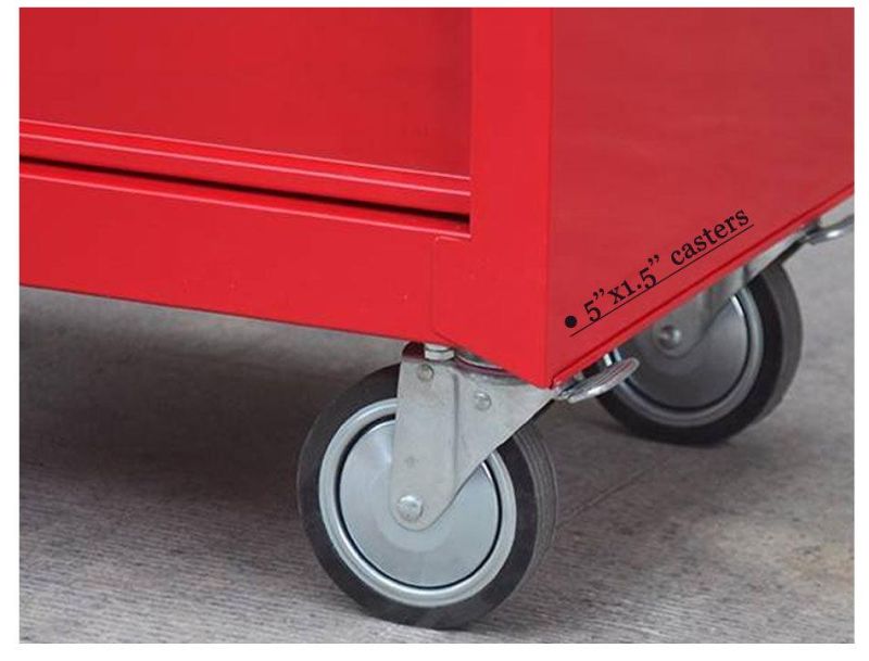 Anti-Shock Protection Rollaway Tool Trolley Cabinet