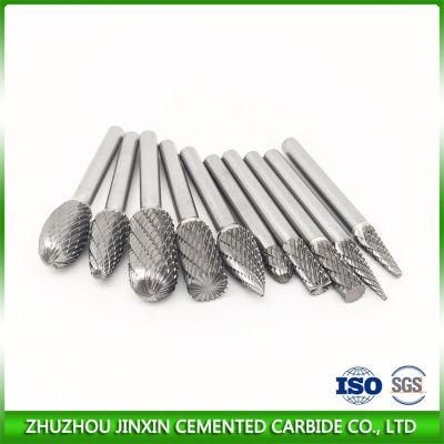 Hot Sale Tungsten Carbide Rotary Burr Set 1/4 Shank