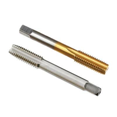 HSS Co Carbide Straight Flute Thread Taps with Tin Coating