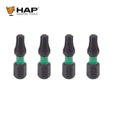 S2 T25 Impact Electric Screwdriver Bits with Plastic Box Packing