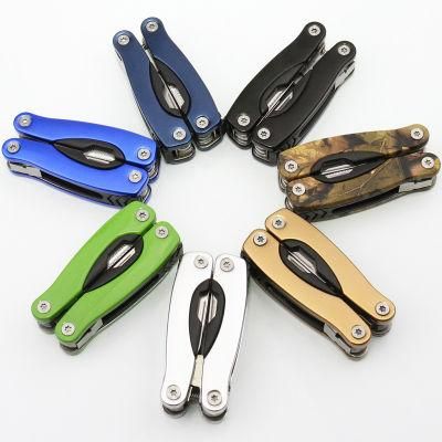 Stainless Steel Hand Tools Multi-Function Folding Pliers with Knife