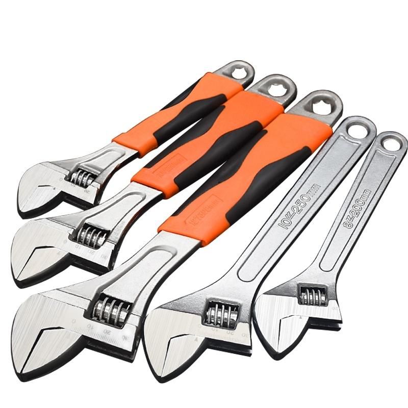 Hot Selling Chrome Plated Steel Adjustable Spanner/Wrench