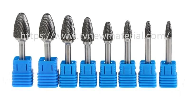 Tungsten Carbide Rotary Burrs for Processing Metal Jade Wood Plastic