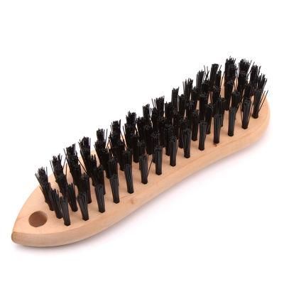 Standard Block Brush Black Nylon Bristle Steel Brush Made in China