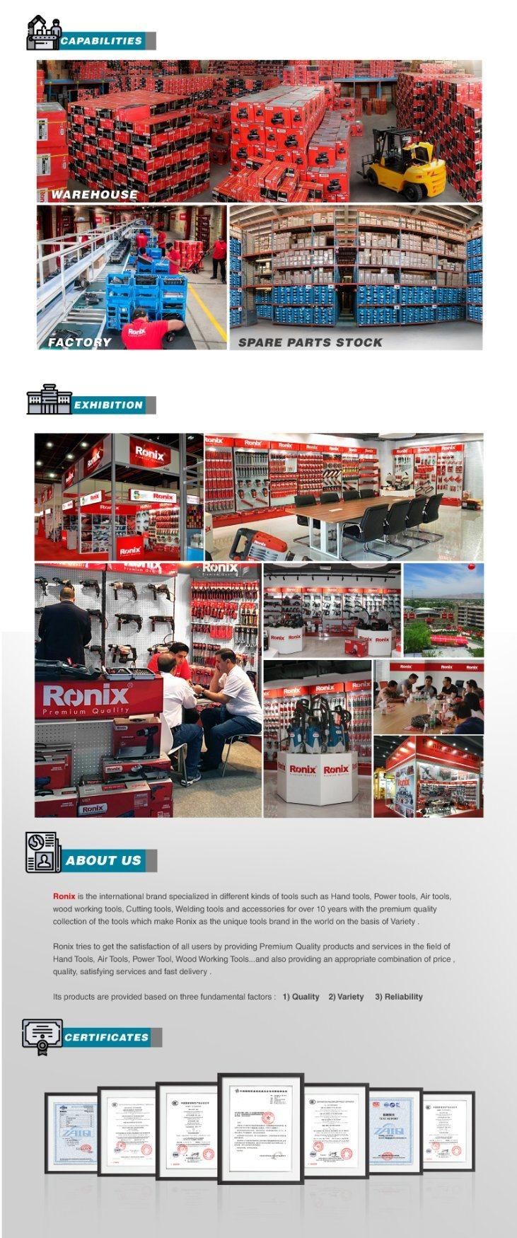 Ronix Model Rh-2029 Hand Tools 9PCS with Frame Allen Wrench Handle Folding Hex Torx Key Set