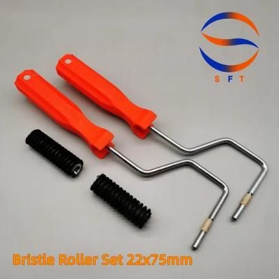 Customized Bristle Roller Set Bristle Roller Sleeve with Plastic Handle