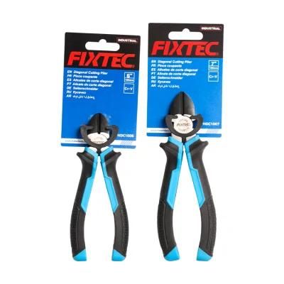 Fixtec 7 Inch Side Wire Cutter Plier, Chrome Vanadium Steel Wire Stripper Multi Tool