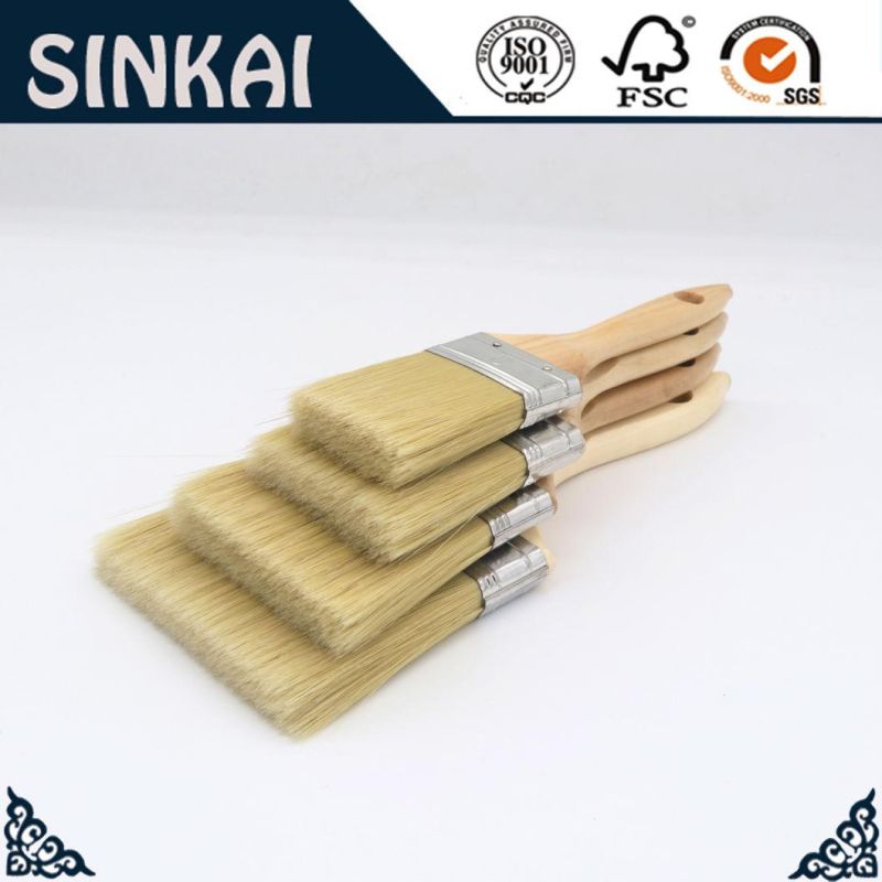 Varnish Handle Paint Brush with Pure Filaments