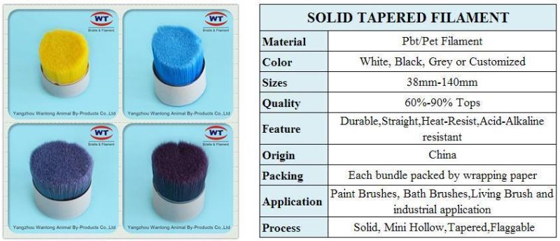 PBT Brush Filament Fiber for Paint Brush