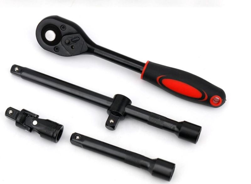 32PCS Adjustable Ratchet Socket Set Ratchet Wrench