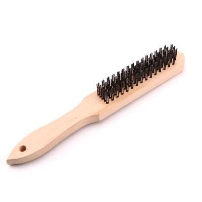 Wire Brush Factory Heavy Duty Steel Wire Scratch Brush for Cleaning Rust Grass Tree Wood Wire Brush