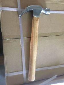 OEM Multi Forging Hardware Tools Claw Hammer with Wood Handle