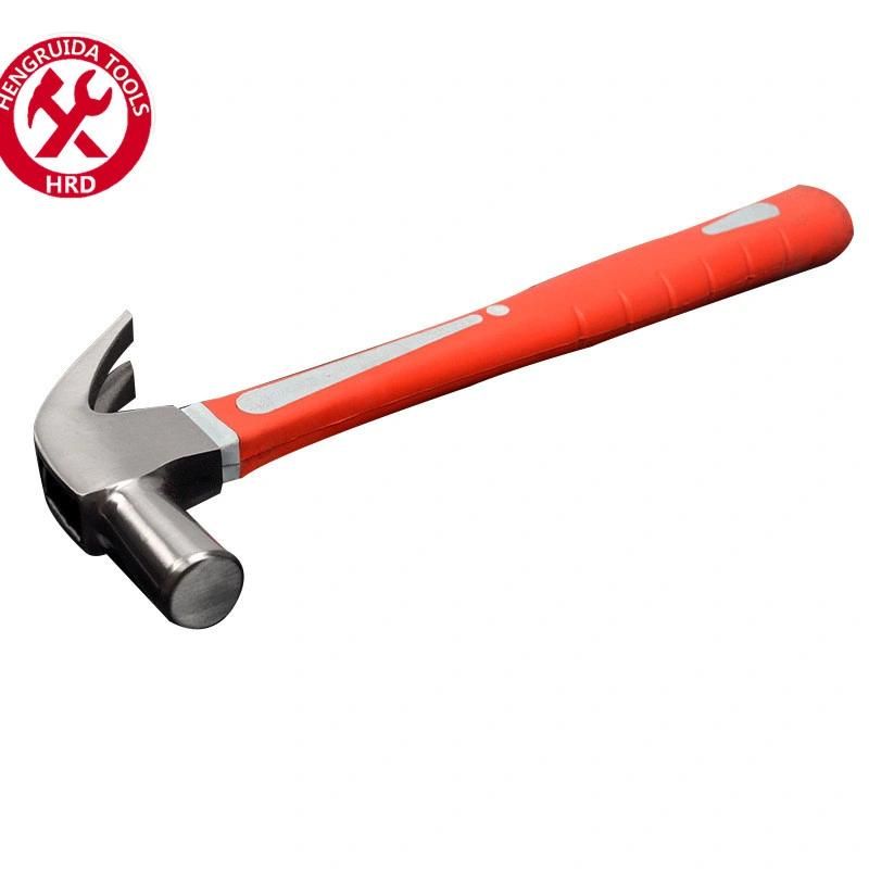 Knurling One Piece Claw Hammer Wood Handle Mini Toy Claw Hammer