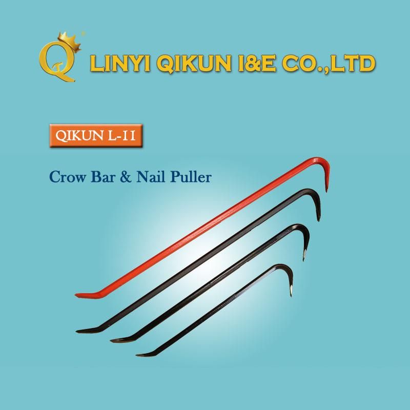 L-04 Drop Forged Nail Puller Cold Chisel Crow Wrecking Bar