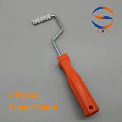 Customized 12mm Aluminium V Rollers Bubble Buster for FRP Laminating