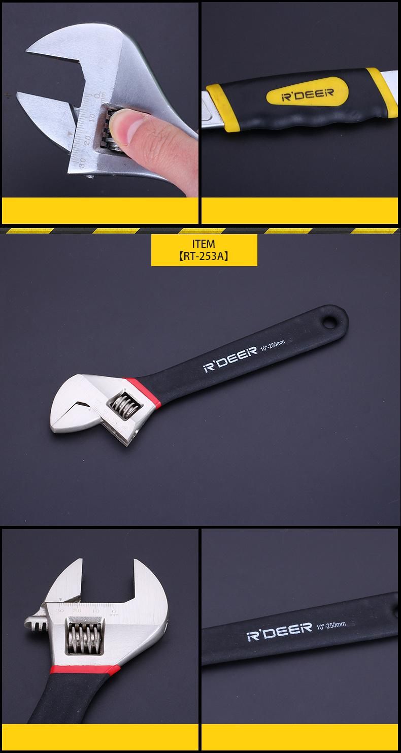 2-Color Handle Adjustable Wrenches