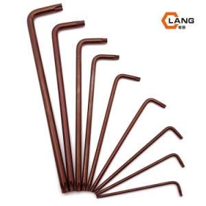 High Quality S2 Long Allen Key Bronze Torx Star Key