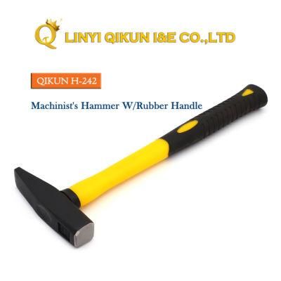 H-242 Construction Hardware Hand Tools Fiberglass Handle German Type Machinist&prime;s Hammer
