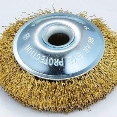 Crimped/Knotted Bevel Brushes for Grinders