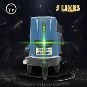 5 Line Green 360 Degree Self Leveling Cross Laser Level