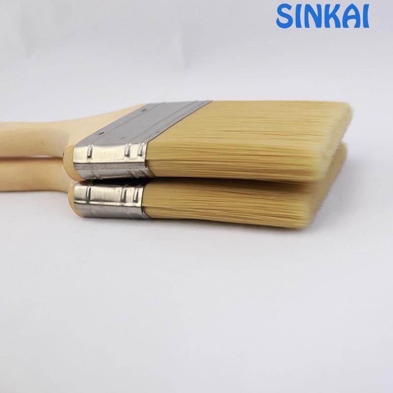 Wooden Handle Paint Brush with Customized Logo and Packaging