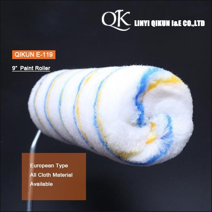 E-117 Hardware Decorate Paint Hand Tools Acrylic Brown Grey Double Strips 4" Mini Paint Roller