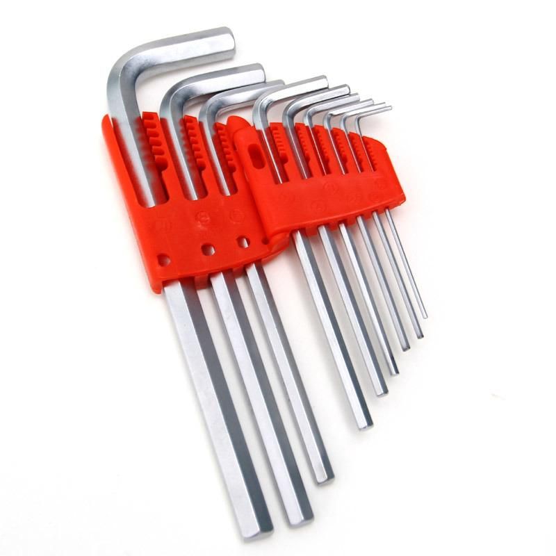 Hex Key Set L Key Shape Long Black Oxide Number of Pieces 6