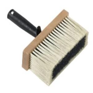 Synthetic Fiber Wall Brush with Black Plastic Handle Wooden Body