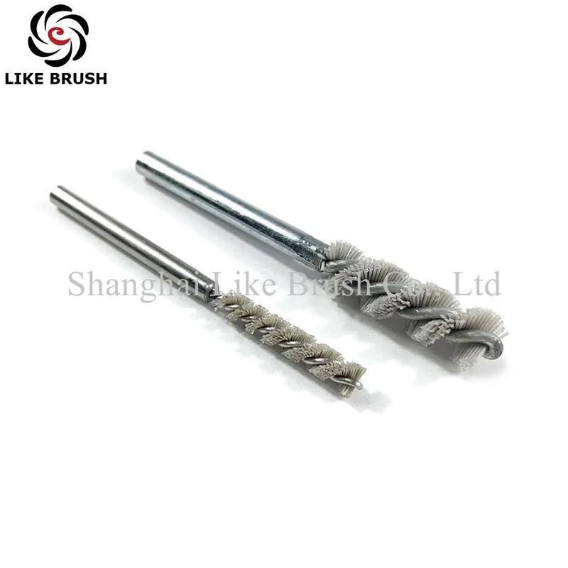 Aluminum Oxide Tube Brushes with Steel Shank