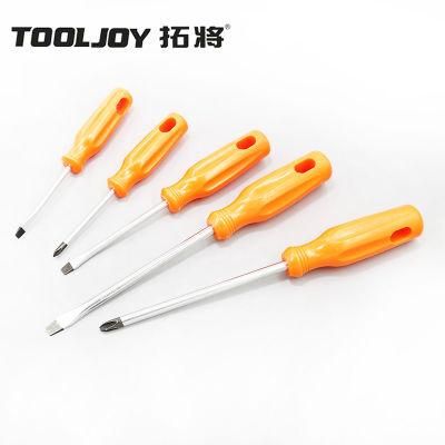 Popular Tool Philips Slotted Head Screwdriver with Plastic Handle
