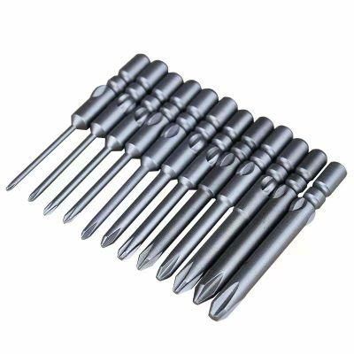 Competitive Prices Electric Screwdriver Bit 4mm Round Shank Magnetic Phillips Cross Screwdriver Bits Tool pH00 pH0 pH1 pH2