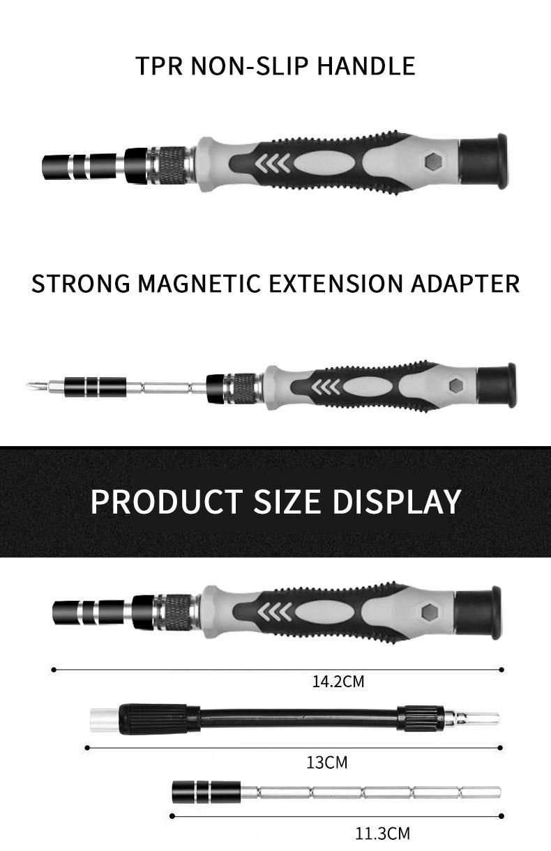 115 in 1 Magnetic Screwdriver Torx Hex Phillips Screw Bits Screwdriver Set