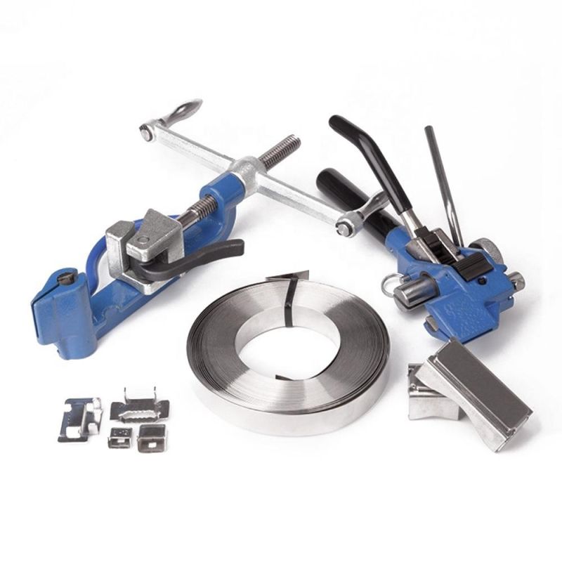 Yjt-2 More Efficient Strap and Buckle Crimping Tools Spring Loaded Stainless Steel Banding