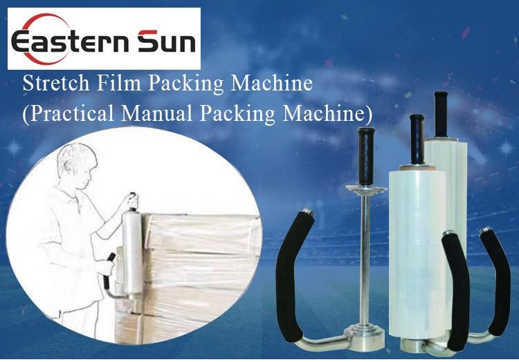 New Manual Two Handles Pallet PE Film Wrapping Tools