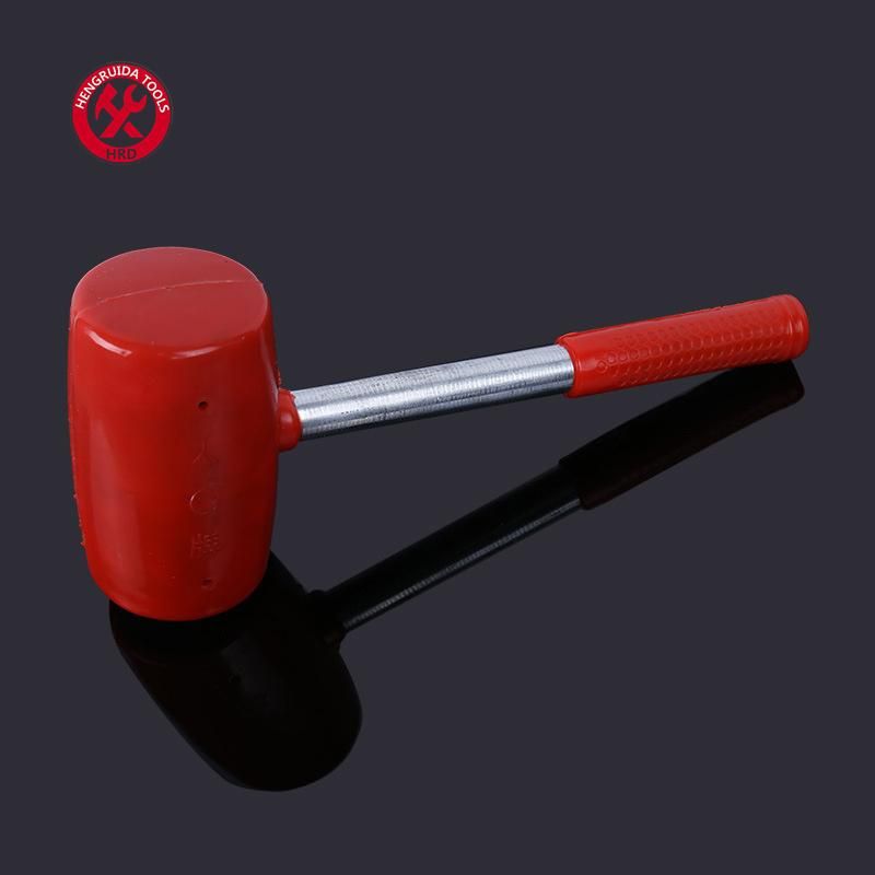 Rubber Hammer Mallet with Steel Handle 24oz