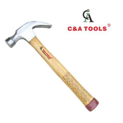 American Type Claw Hammer with Netlike Wooden Handle