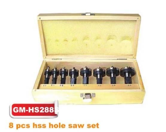 8PCS Metal Cutting HSS Hole Saw Set (GM-HS288)