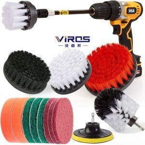 15PCS Set Cleaning Sofa Soft White Brush Attachment Electric Power Scrubber Drill Brush