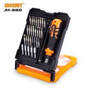 Jakemy Factory Supply Hot-Selling 33 in 1 Precision Chrome Vanidium Steel Bits Screwdriver Set with Socket Set