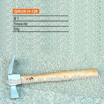 H-128 Construction Hardware Hand Tools Mirror Polished Claw Hammer with Wooden Handle
